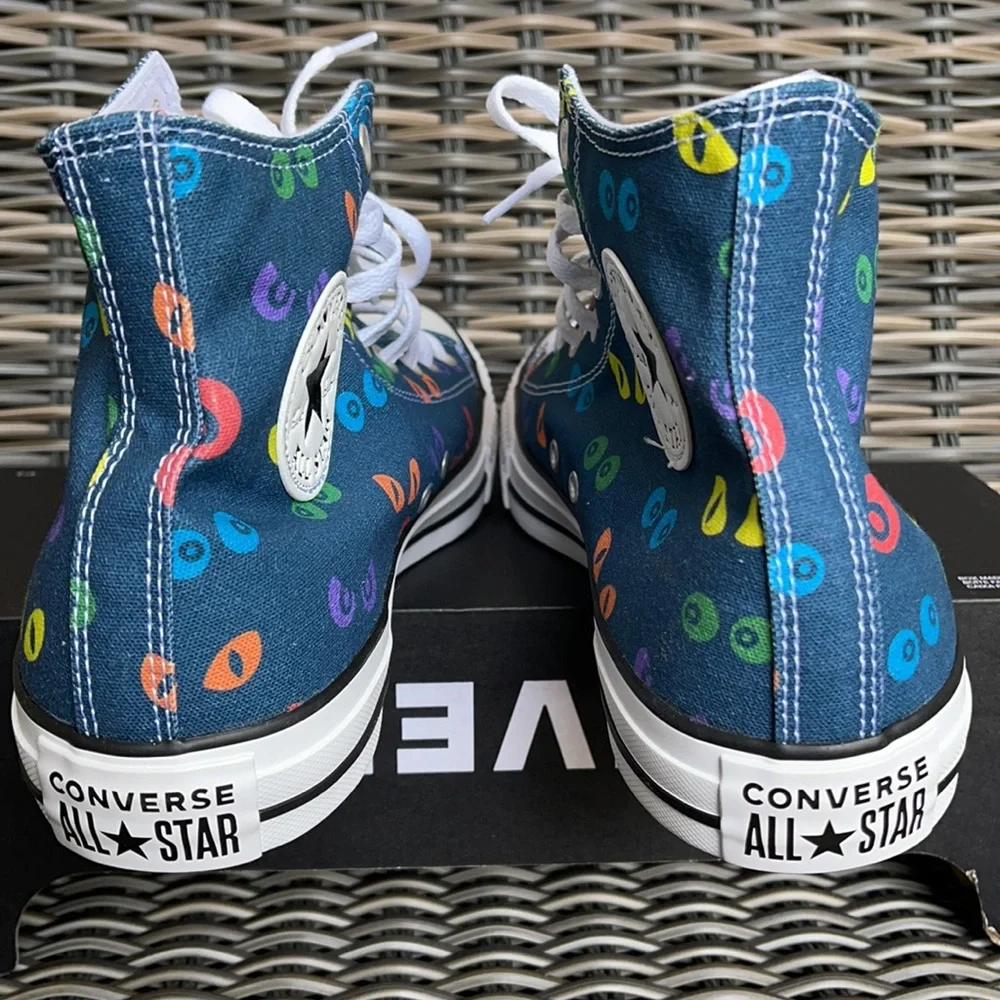 Converse Ctas Hi Spooky Eyes/White/Black MEN`S - Picture 14 of 16